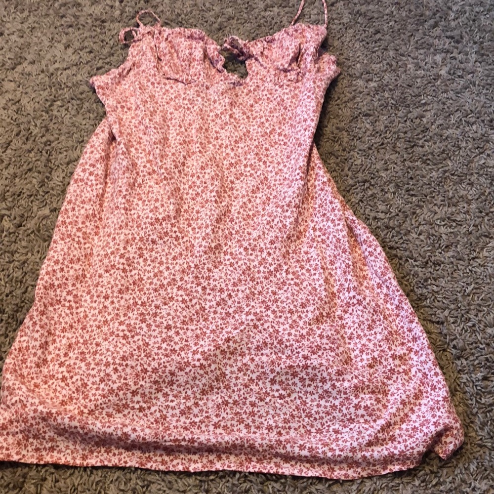 Pink Floral Summer Dress